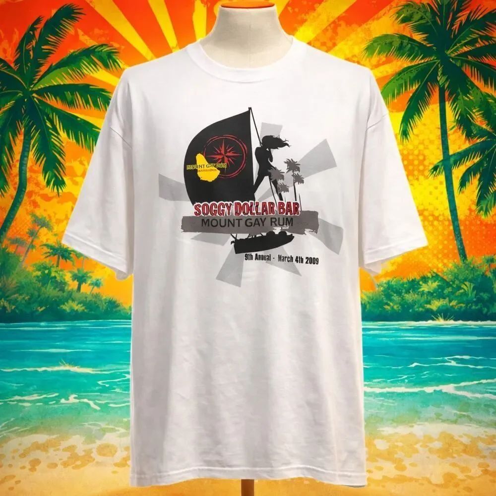 Anvil Soggy Dollar Bar 2009 Mount Gay Run Shirt XL